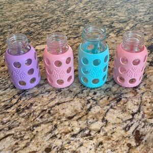 3 Lifefactory | 4oz Glass Baby Bottles